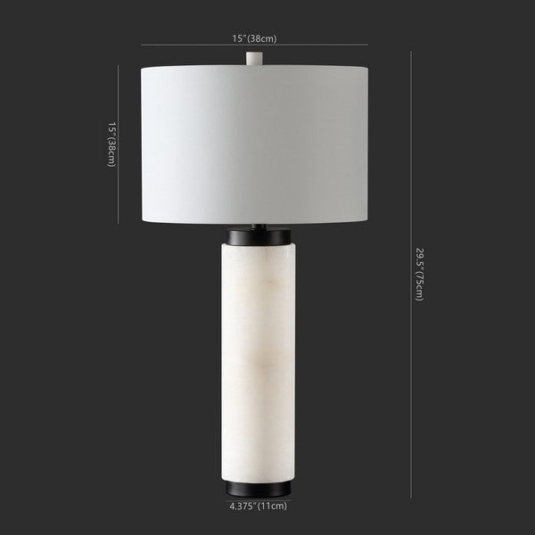 Safavieh Sydni Alabaster Pillar Tb Lamp | Table Lamps | Modishstore - 3