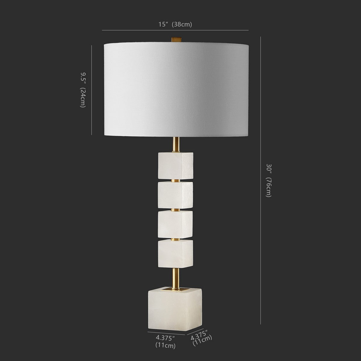 Safavieh Johnny Alabaster Table Lamp | Table Lamps | Modishstore - 2