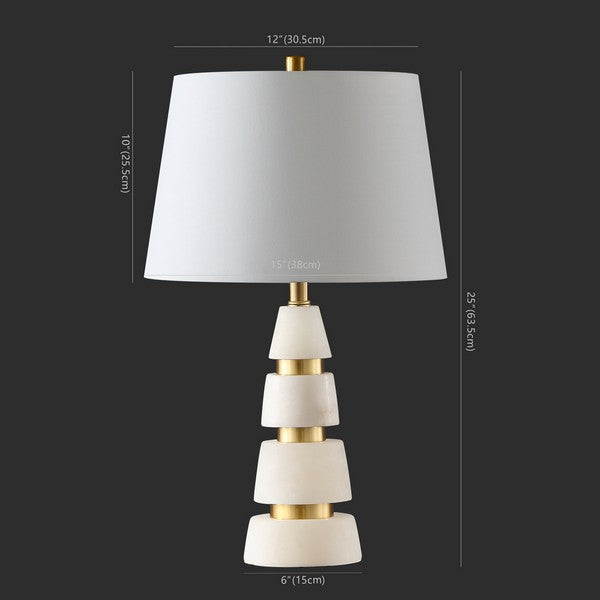 Safavieh Zhang Alabaster Table Lamp | Table Lamps | Modishstore - 2