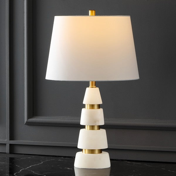 Safavieh Zhang Alabaster Table Lamp | Table Lamps | Modishstore