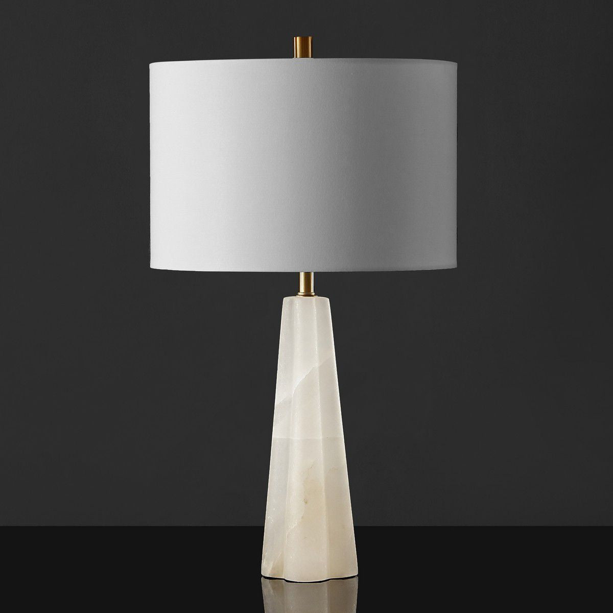Safavieh Aaron Alabaster Table Lamp - White | Table Lamps | Modishstore - 3