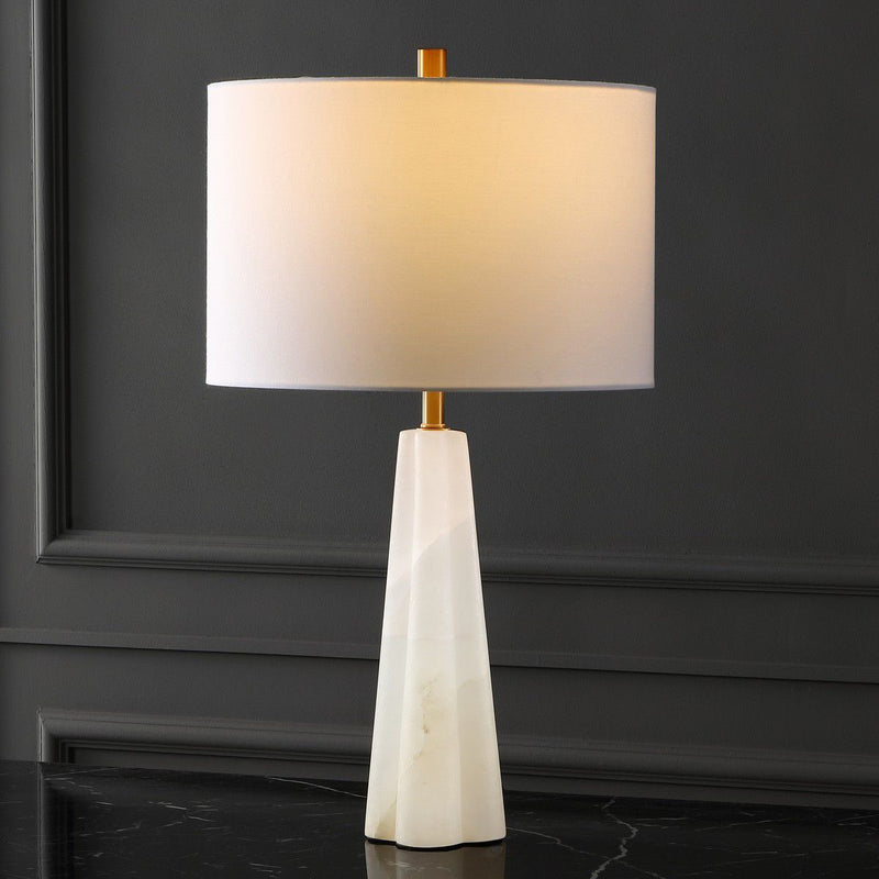 Safavieh Aaron Alabaster Table Lamp - White | Table Lamps | Modishstore