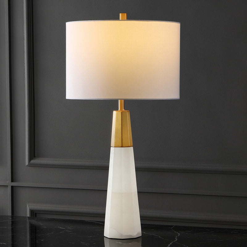 Safavieh Toto Alabaster Table Lamp - White | Table Lamps | Modishstore
