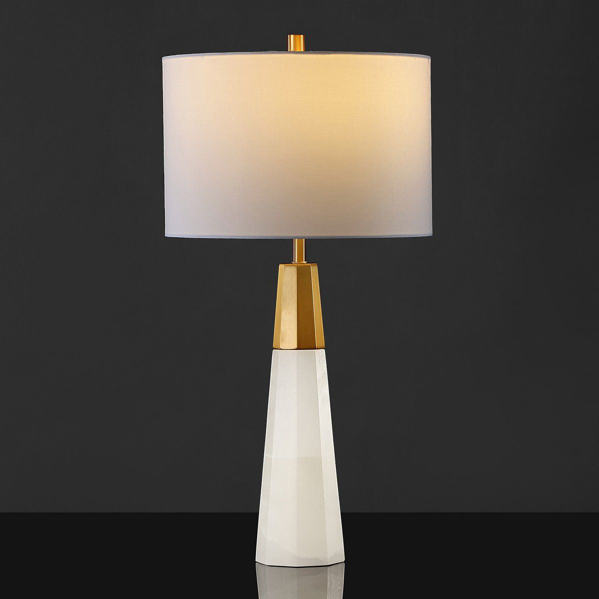 Safavieh Toto Alabaster Table Lamp - White | Table Lamps | Modishstore - 2