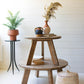 Round Wooden Side Table By Kalalou | Side Tables | Modishstore - 2