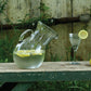 Kalalou Glass Tilted Pitcher | Modishstore | Beverage Dispensers