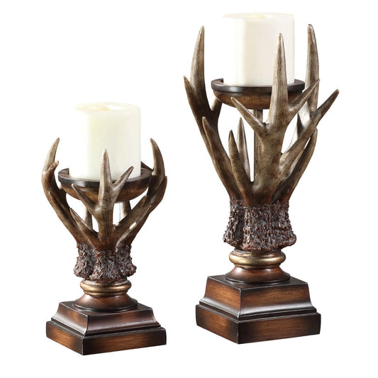 Crestview Collection Deerfield Candleholder - Set of 2 | Candle Holders | Modishstore