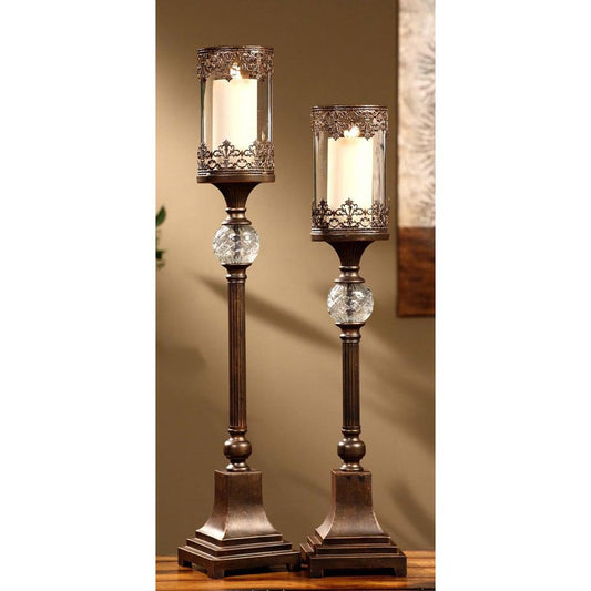 Crestview Collection Ashland Candleholders - Set of 2 | Candle Holders | Modishstore