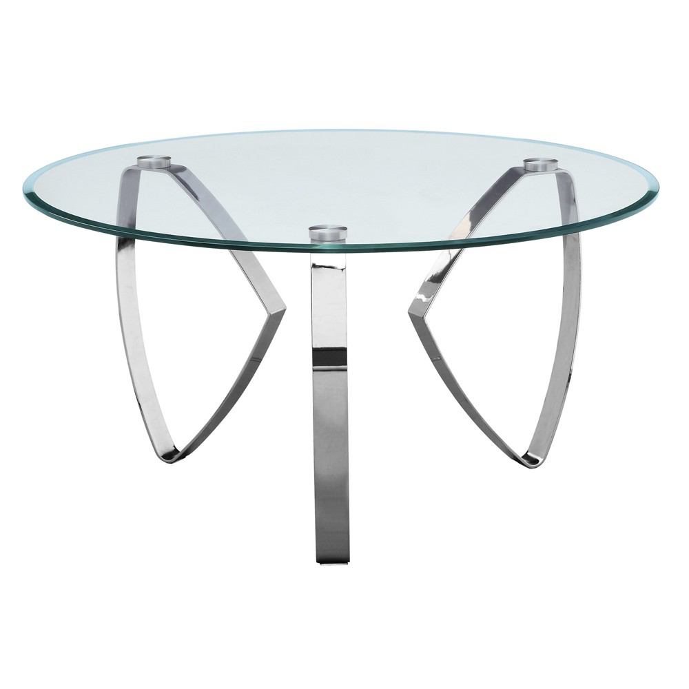 Crestview Collection Hollywood Nickel Tri Leg Round Cocktail Table | Bar Tables | Modishstore