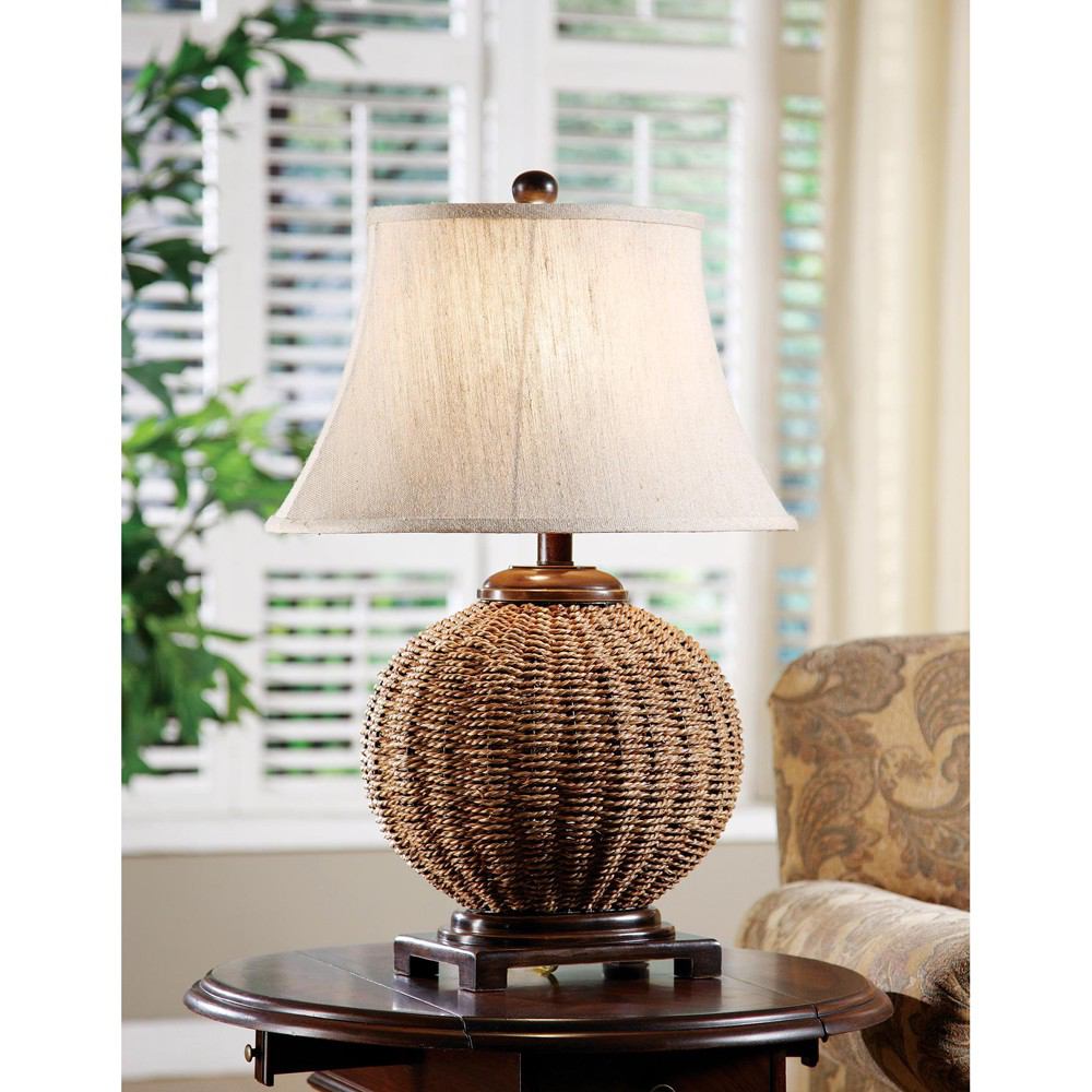 Crestview Collection Wicker Table Lamp - Set of 2 | Table Lamps | Modishstore