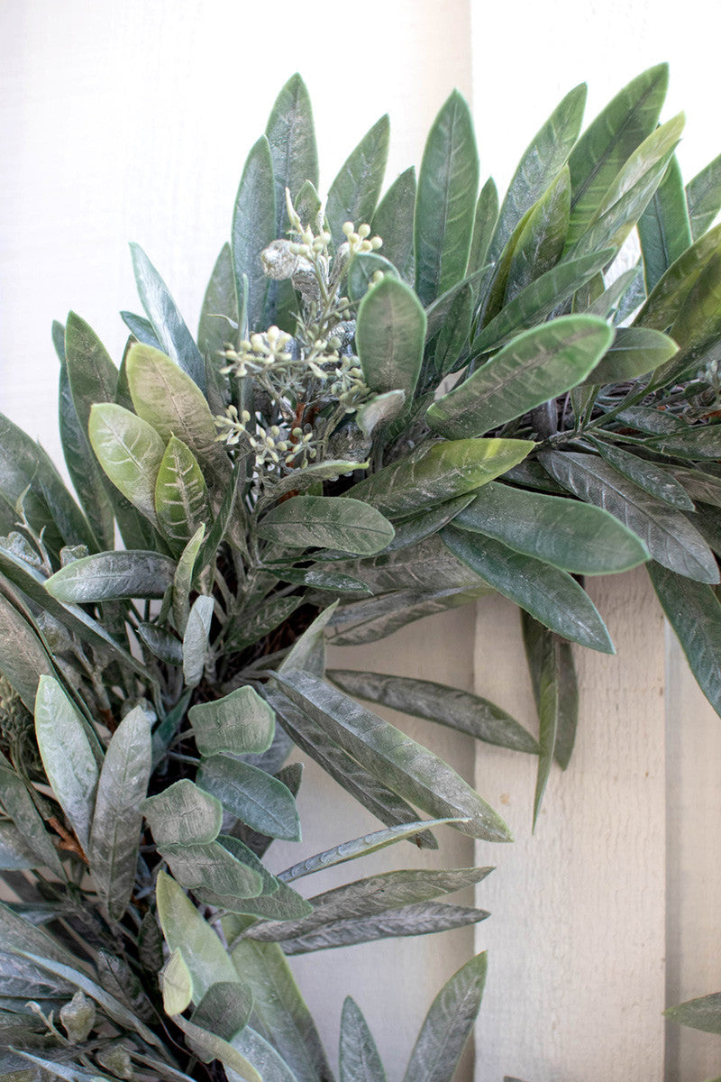 Artificial Eucalyptus Wreath By Kalalou | Wreath | Modishstore - 4