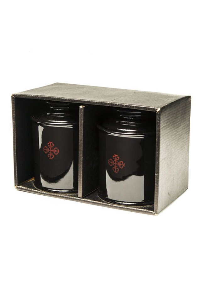 Ceramic Tea Canisters set of 2 by Vagabond Vintage | Modishstore | Jars & Canisters-3
