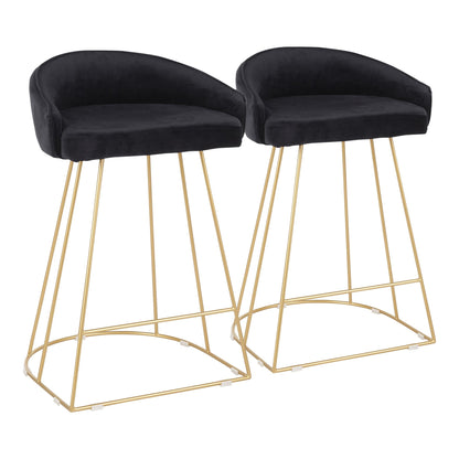 Canary Counter Stool - Set of 2 | Modishstore | Counter Stools