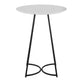 Cece Canary Contemporary/Glam Counter Table in Gold Steel and White Wood By LumiSource | Bar Tables | Modishstore - 18