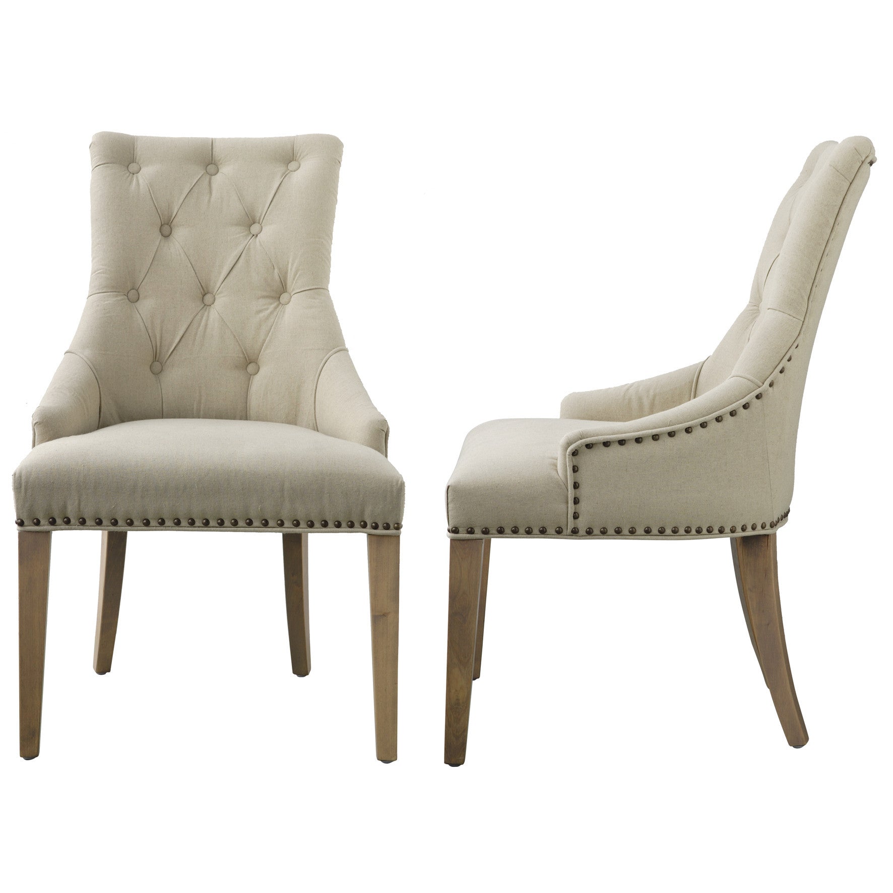 A&B Home Emery Tufted Back Accent Chair - 2