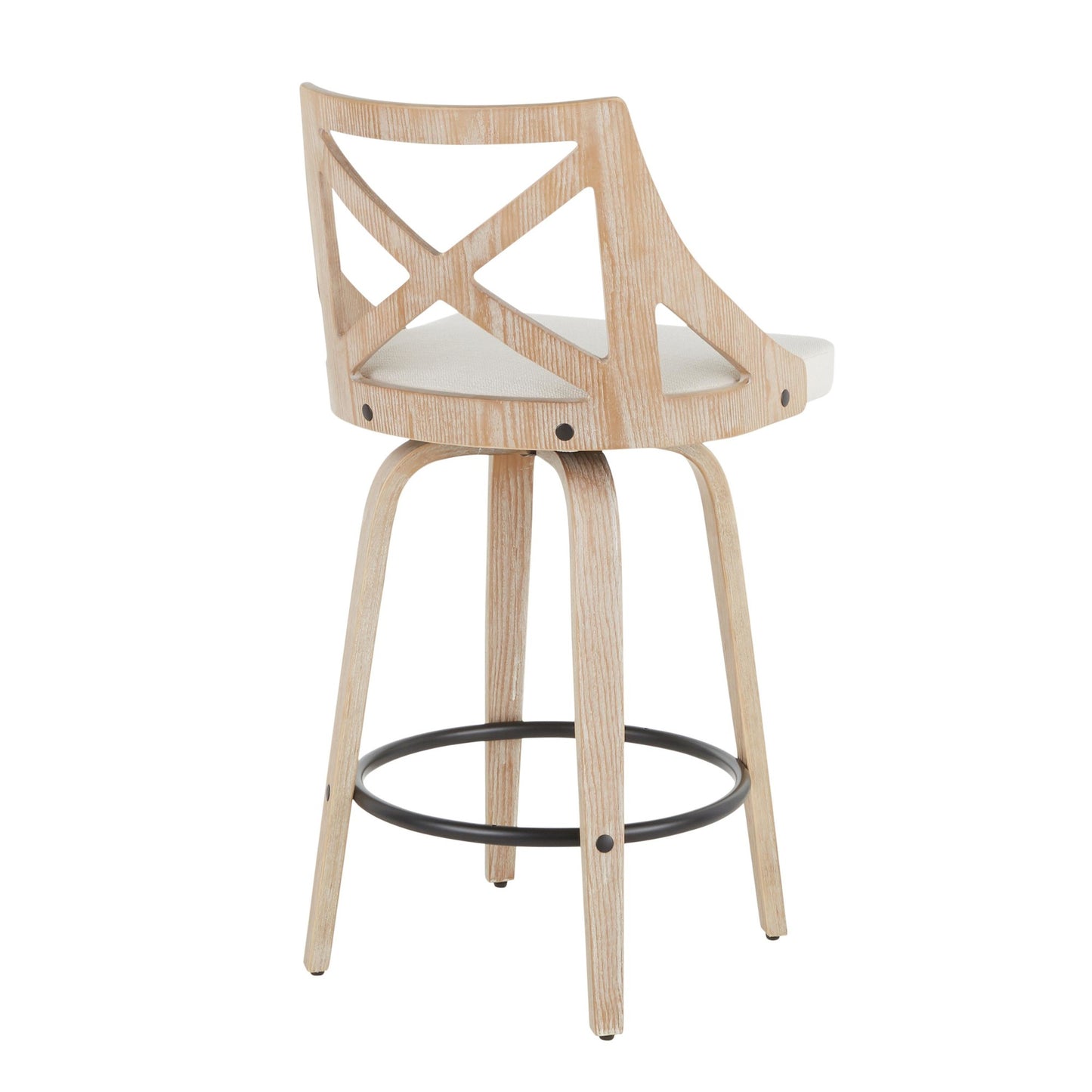 LumiSource Charlotte Counter Stool - Set of 2-4