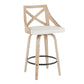 LumiSource Charlotte Counter Stool - Set of 2-2