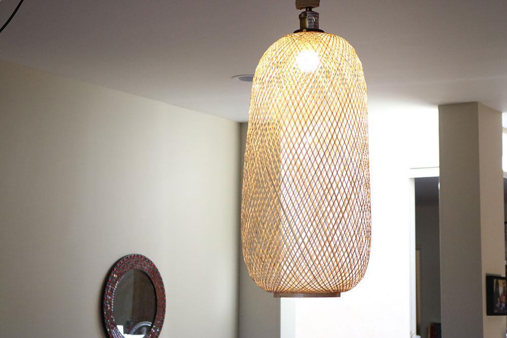 Lumina Bamboo Handwoven Pendant Lamps - Round & Oblong | Pendant Lamps | WFS039 | Modishstore - 5