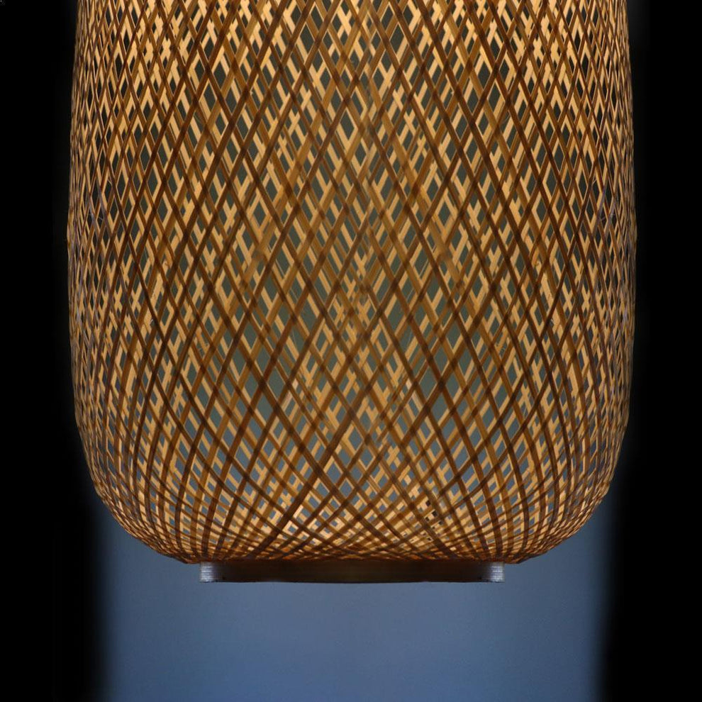 Lumina Bamboo Handwoven Pendant Lamps - Round & Oblong | Pendant Lamps | WFS039 | Modishstore - 8