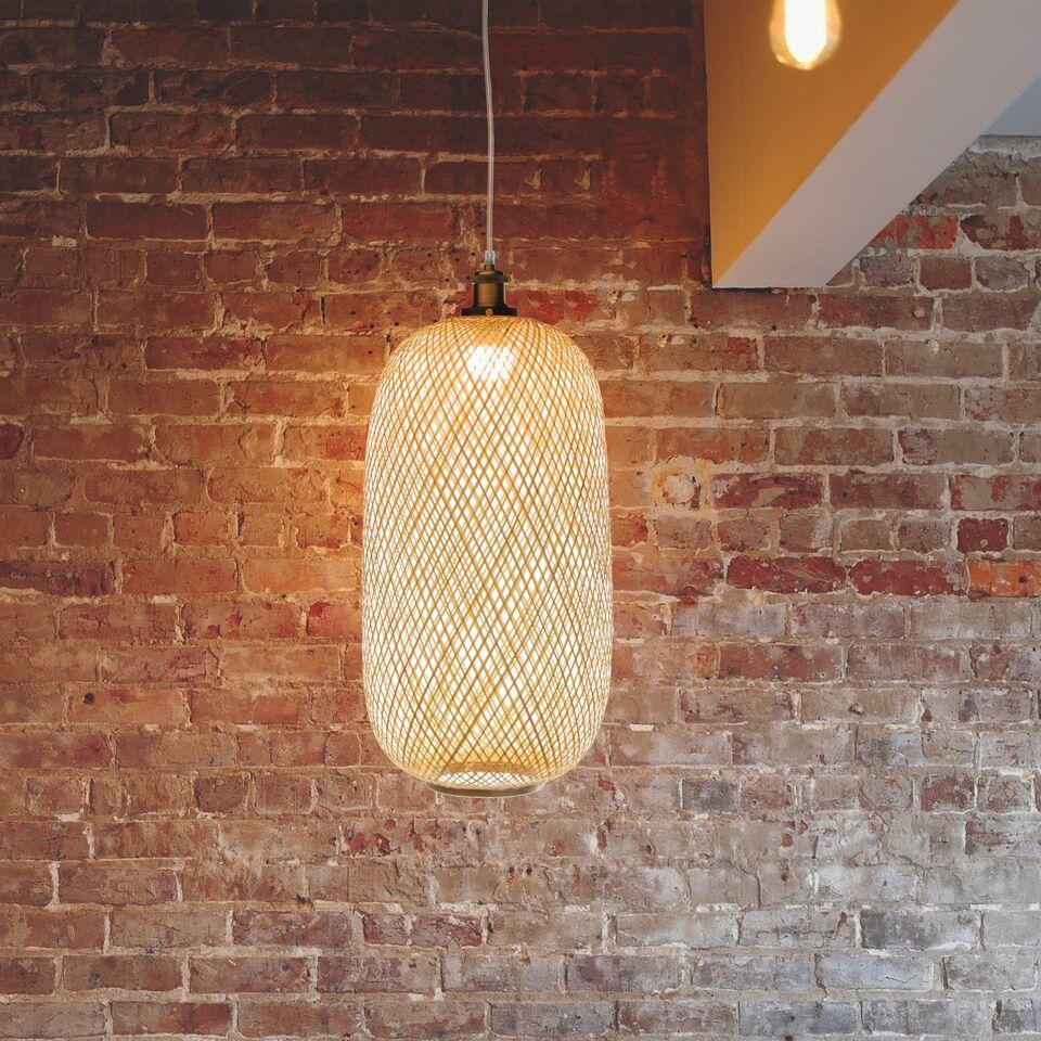 Lumina Bamboo Handwoven Pendant Lamps - Round & Oblong | Pendant Lamps | WFS039 | Modishstore - 3