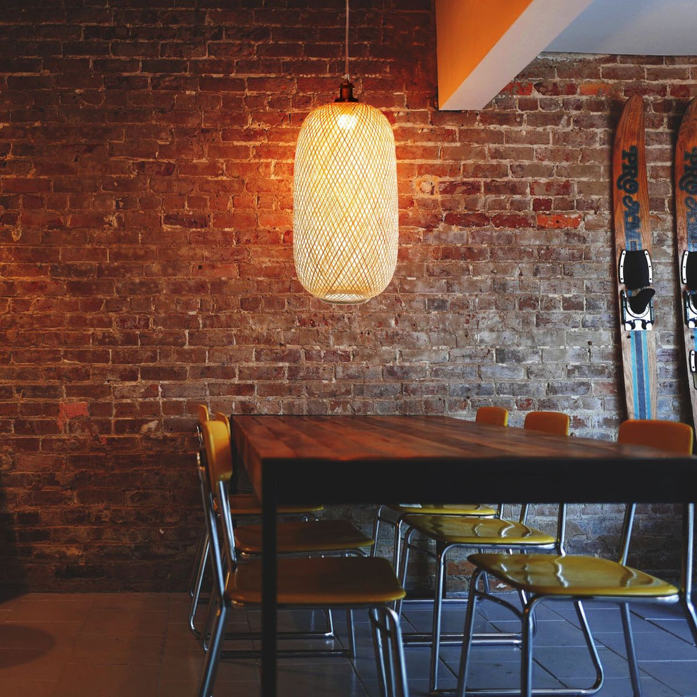 Lumina Bamboo Handwoven Pendant Lamps - Round & Oblong | Pendant Lamps | WFS039 | Modishstore - 4
