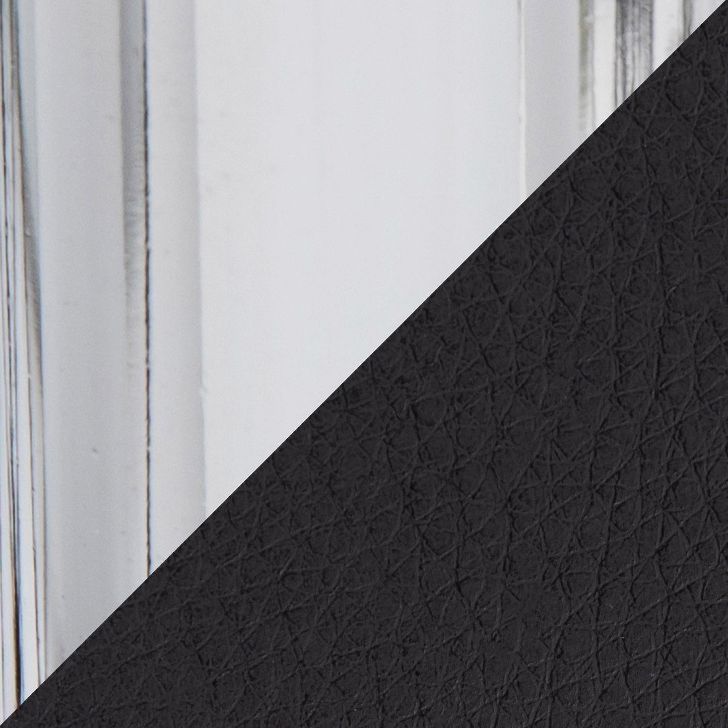 Chloe Contemporary Counter Stool in Chrome Metal and Black Faux Leather By LumiSource - Set of 2 | Counter Stools | Modishstore - 4