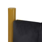 Chloe Contemporary/Glam King Headboard in Gold Steel and Black Velvet By LumiSource | Headboards | Modishstore - 3