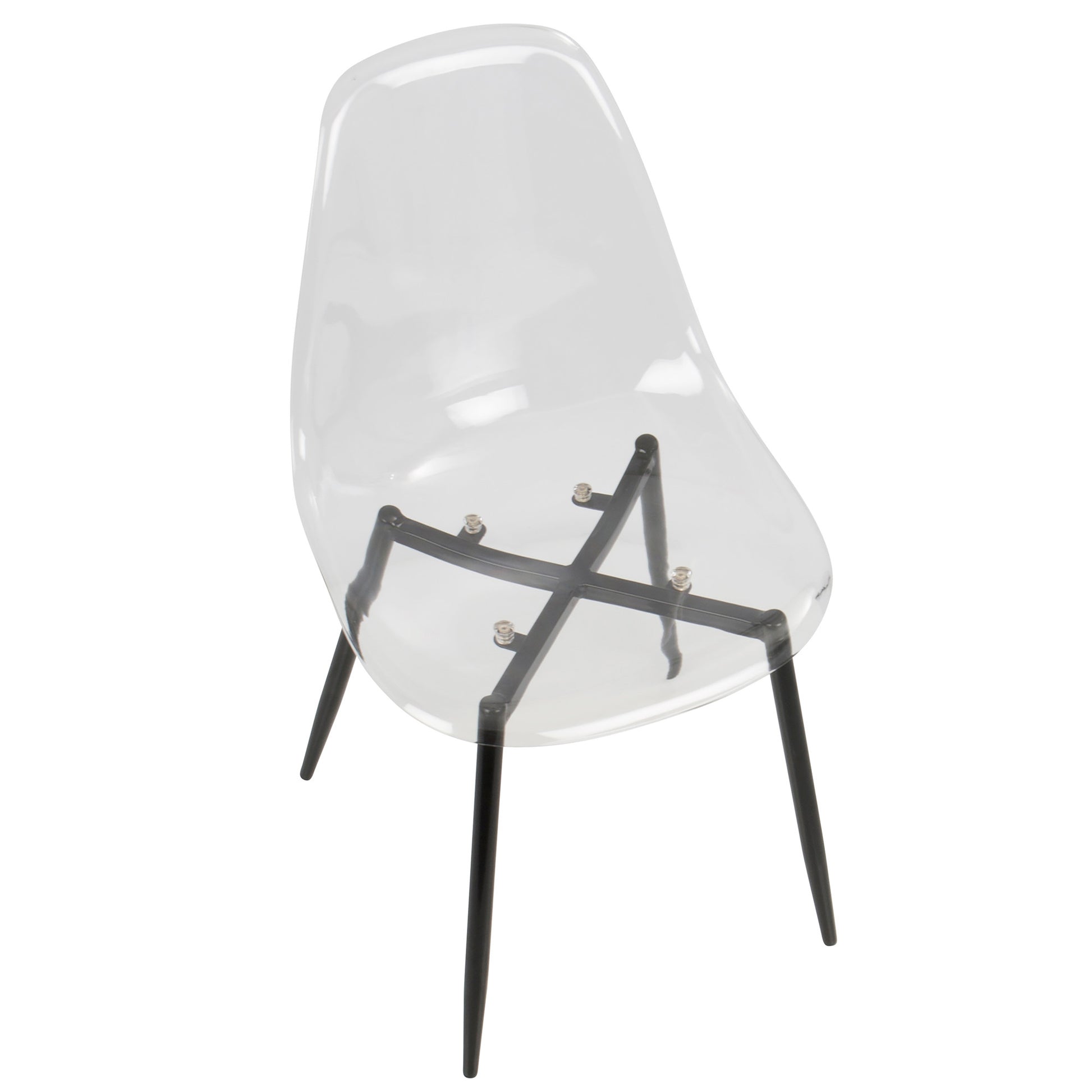 LumiSource Clara Dining Chair - Set of 2 | Modishstore | Dining Chairs - 4