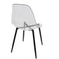 LumiSource Clara Dining Chair - Set of 2 | Modishstore | Dining Chairs - 5