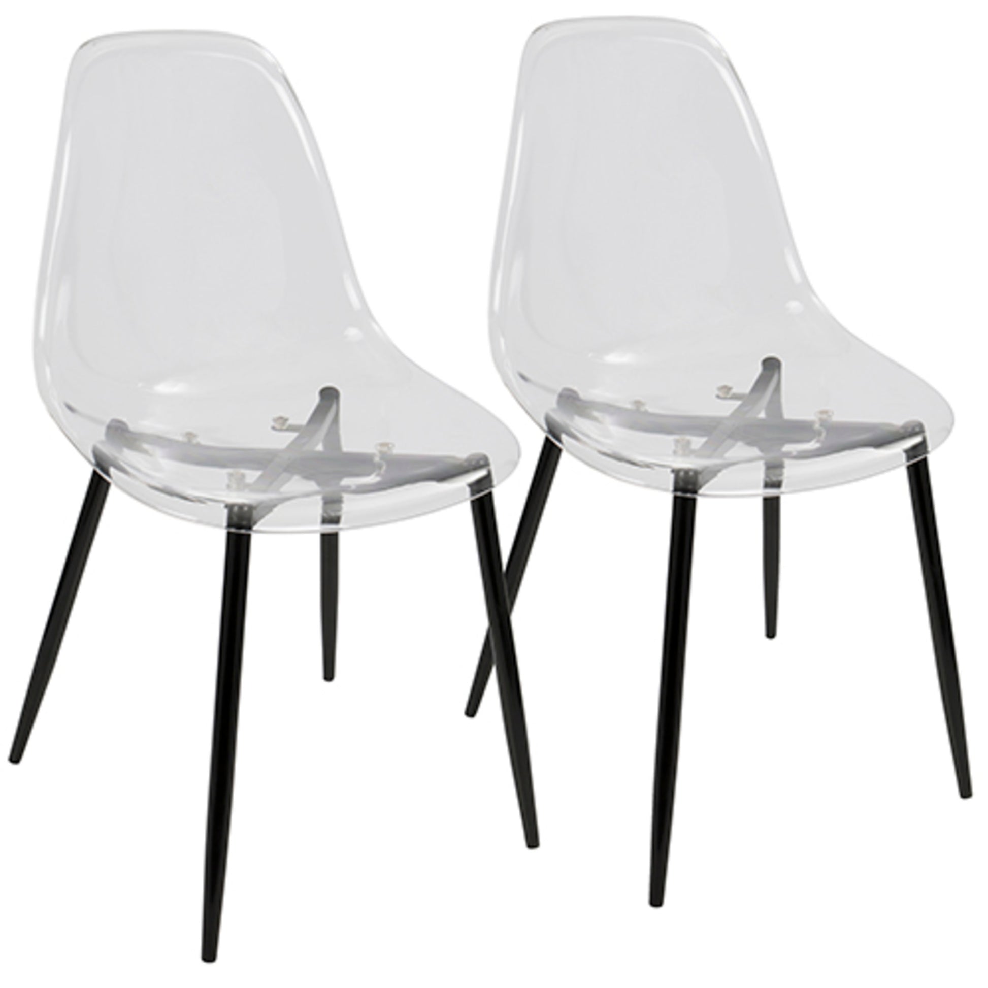 LumiSource Clara Dining Chair - Set of 2 | Modishstore | Dining Chairs - 9