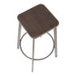 LumiSource Clara Square Barstool - Set of 2-4
