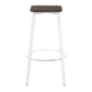 LumiSource Clara Square Barstool - Set of 2-7