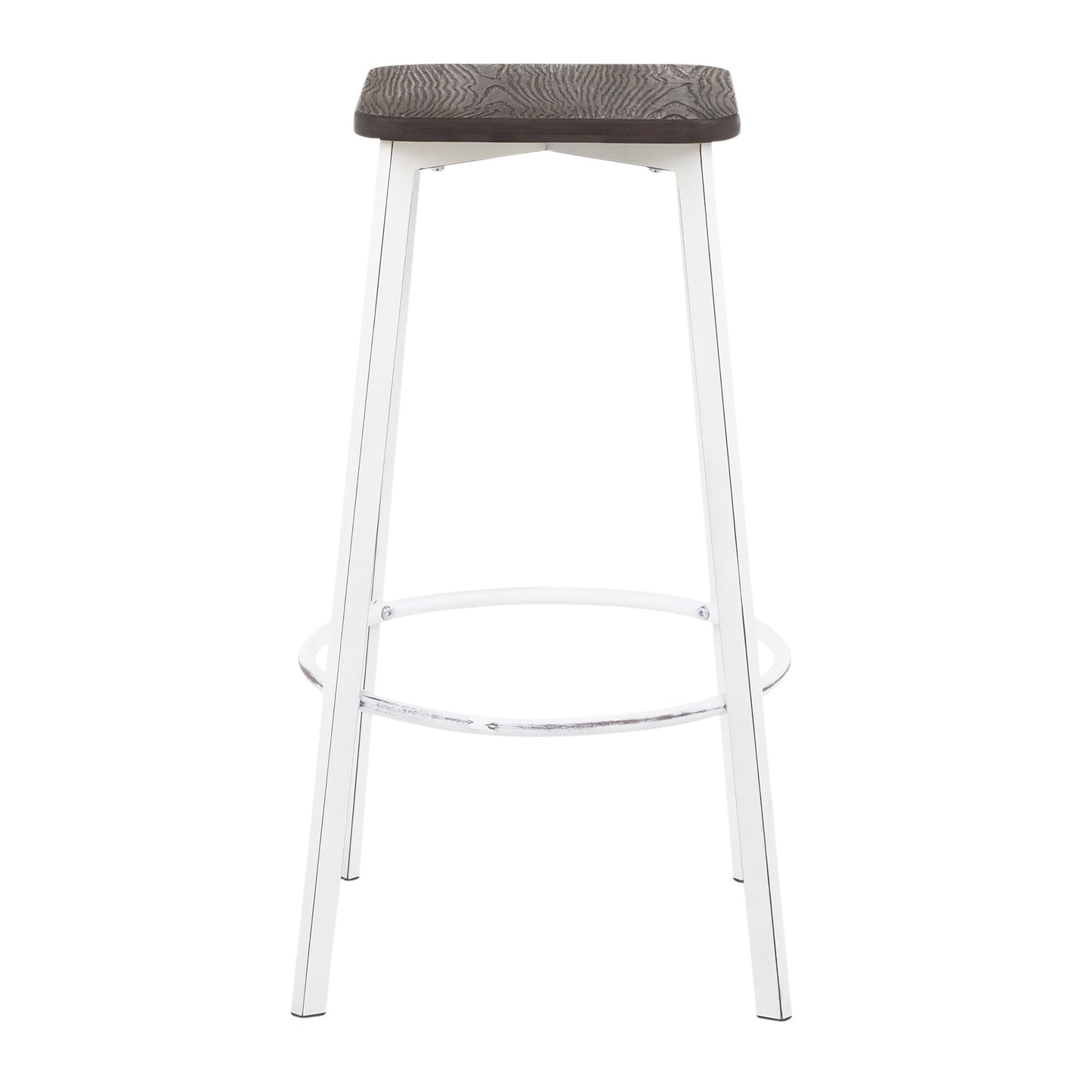 LumiSource Clara Square Barstool - Set of 2-10