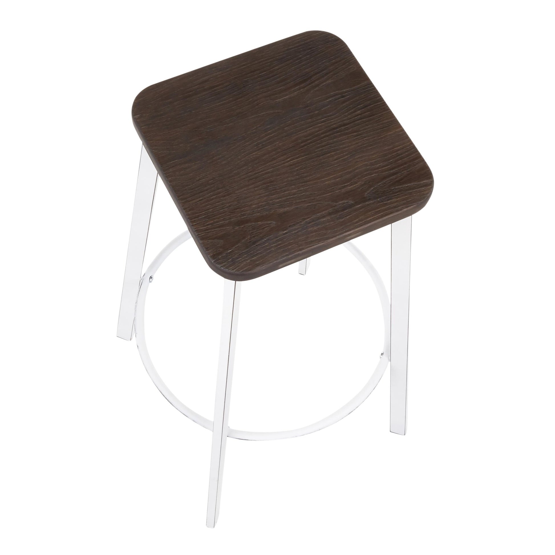 LumiSource Clara Square Barstool - Set of 2-3