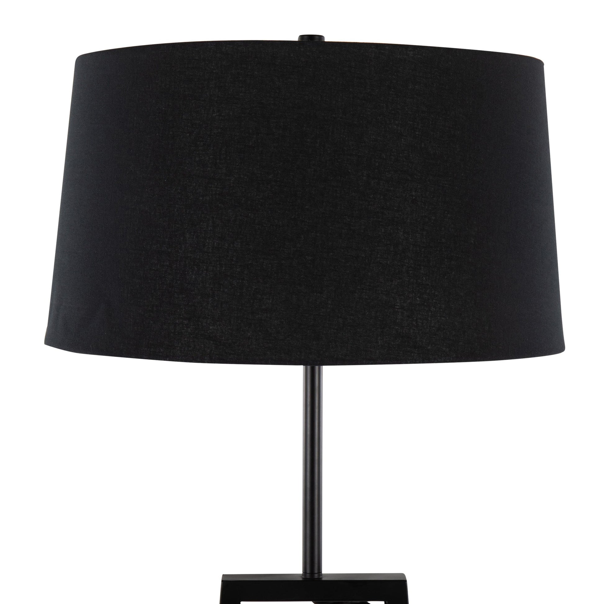 Cosmo Shelf Contemporary/Glam Floor Lamp in White Marble and Gold Metal with White Linen Shade By LumiSource | Floor Lamps | Modishstore - 10