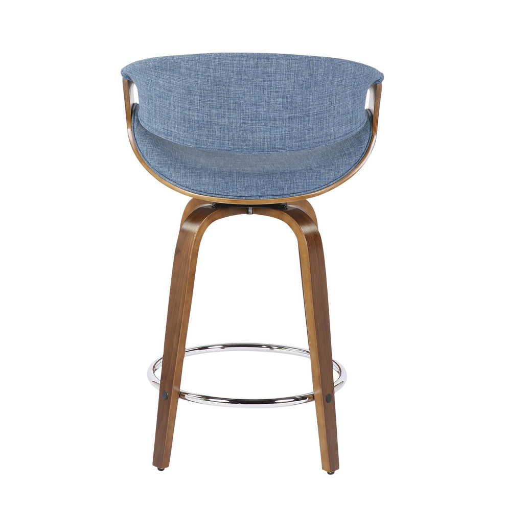 LumiSource Curvini 24'' Counter Stool - Set of 2-3