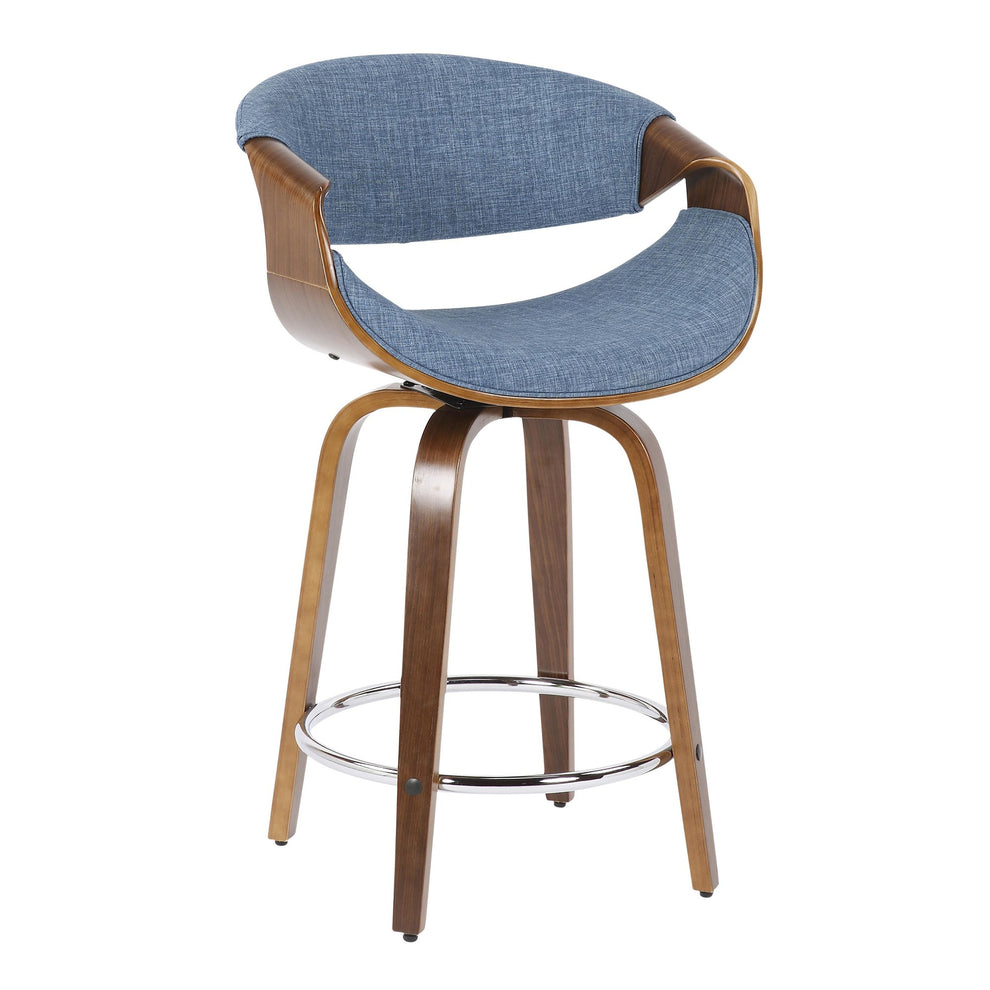 LumiSource Curvini 24'' Counter Stool - Set of 2-4