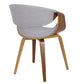 LumiSource Curvo Chair | Modishstore | Dining Chairs - 15