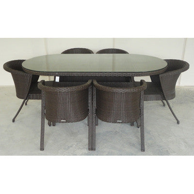 A&B Home Outdoor Dining Tables - 7 Pieces | Outdoor Dining Sets | Modishstore