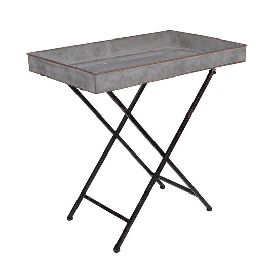 A&B Home Reed Metal Folding Table - Set Of 2 | Outdoor Tables | Modishstore
