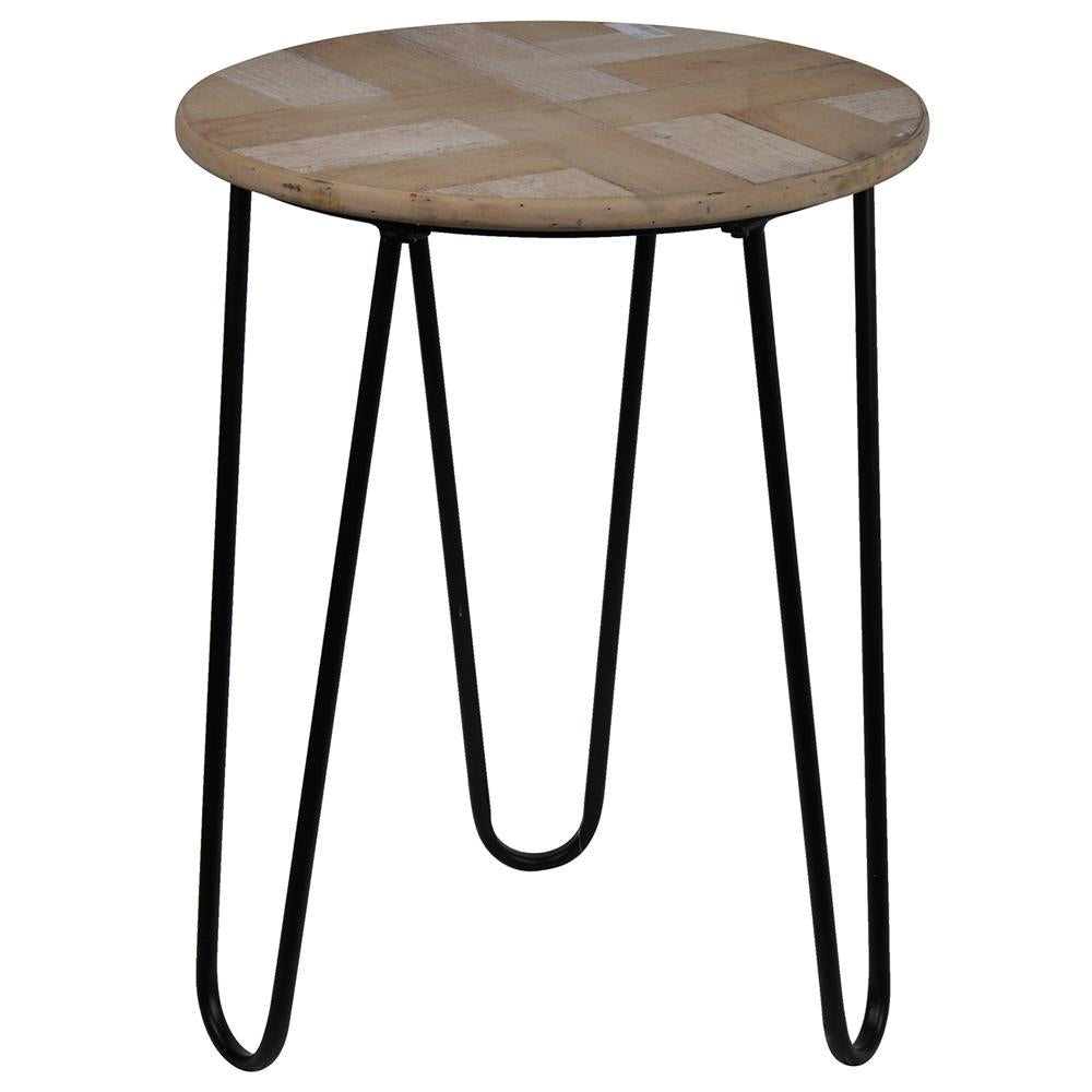A&B Home Prescott Round Side Table - Set Of 2 | Side Tables | Modishstore
