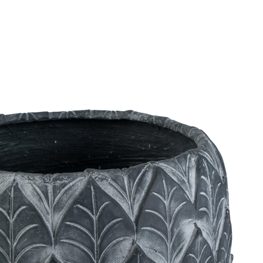 A&B Home Tall Round Pots Set of 3 | Outdoor Planters, Troughs & Cachepots | Modishstore - 3