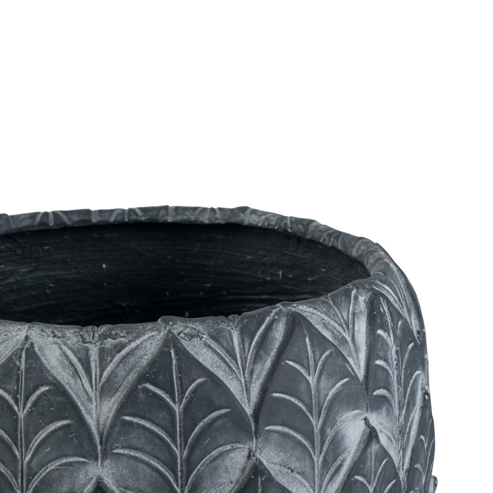 A&B Home Tall Round Pots Set of 3 | Outdoor Planters, Troughs & Cachepots | Modishstore - 3