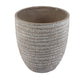 A&B Home Five Round Pots with White Net Finish | Outdoor Planters, Troughs & Cachepots | Modishstore - 2