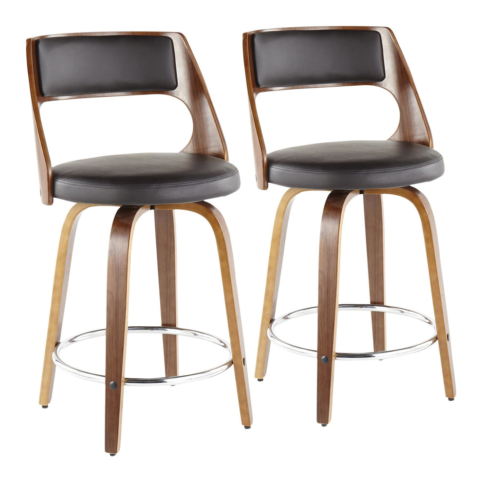 LumiSource Cecina 24'' Counter Stool - Set of 2-18
