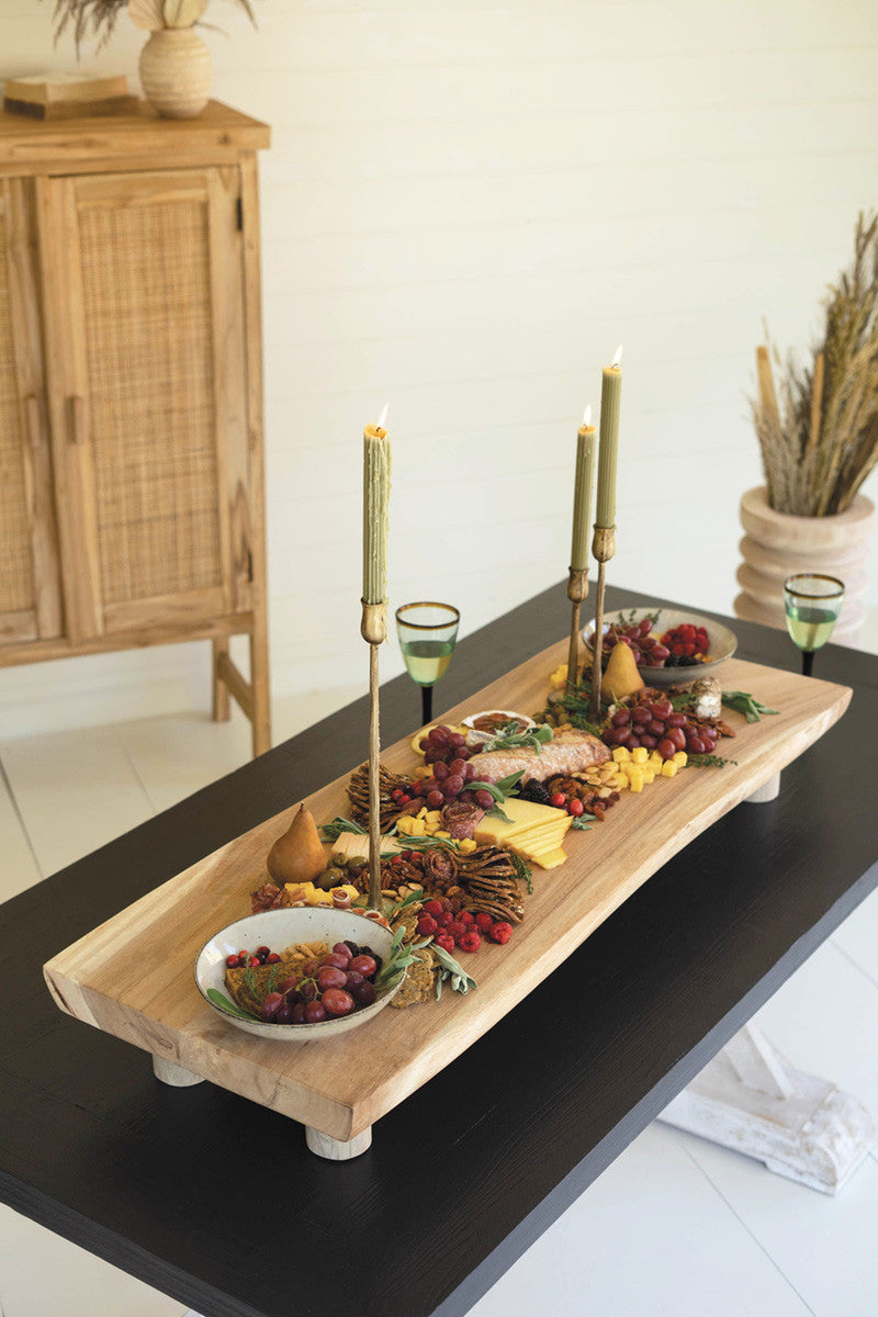 Giant Acacia Wood Charcuterie Board By Kalalou | Cutting & Serving Boards | Modishstore