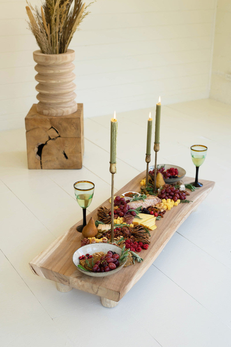 Kalalou Acacia Wood Charcuterie Board - Thumbnail 5