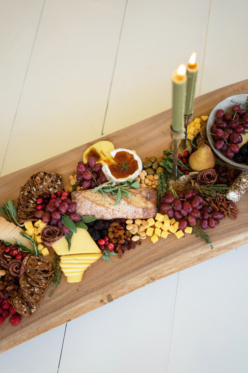 Kalalou Acacia Wood Charcuterie Board - Thumbnail 3