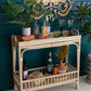 Woven Cane Boho Bar Table By Kalalou | Bar Tables | Modishstore
