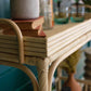 Woven Cane Boho Bar Table By Kalalou | Bar Tables | Modishstore - 3